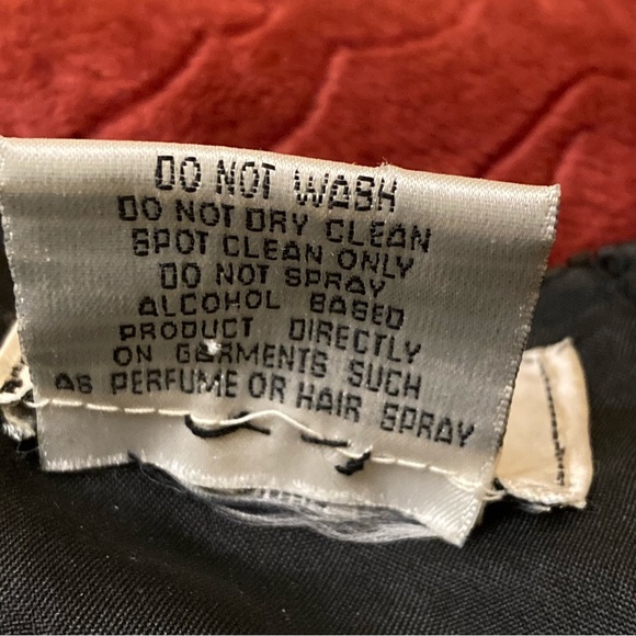 Vtg Stenay Silk Black Beaded Blouse Back Zip Scalloped Hem Sz L - Picture 7 of 10